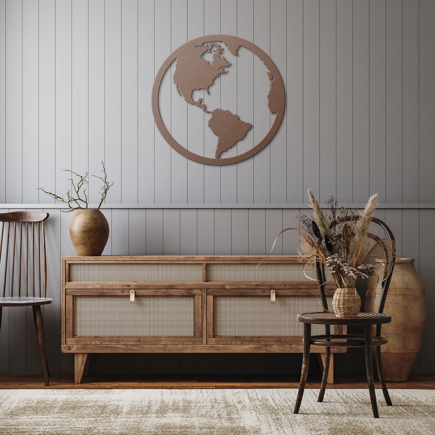globe silouette