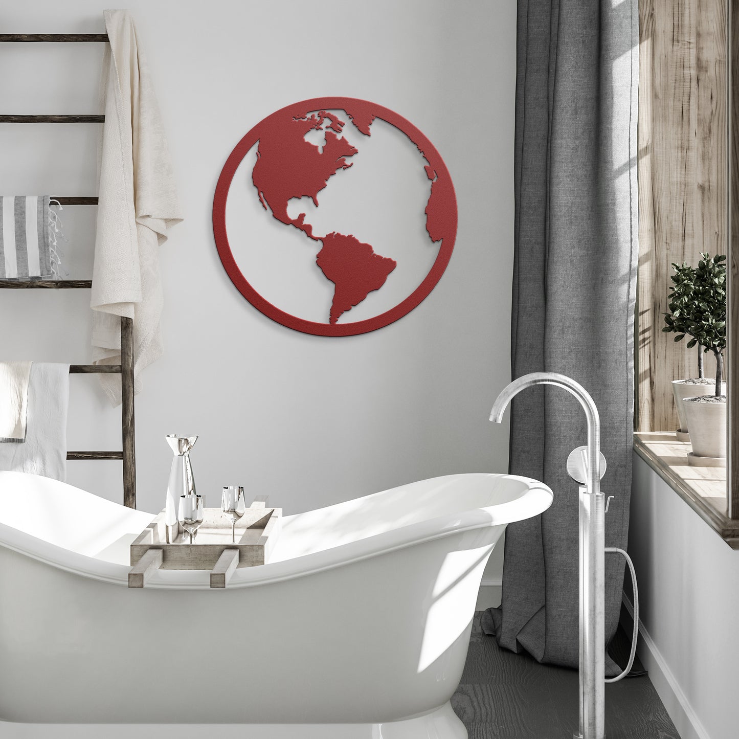 globe silouette