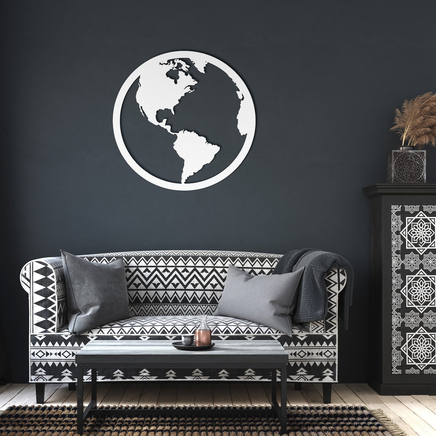 globe silouette